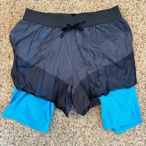 Nike Running Shorts w/ Compression - Medium